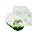 Ver imagem 3 de Kit Sousplat + Guardanapo Copa Mascote - 8 Peças - com Base