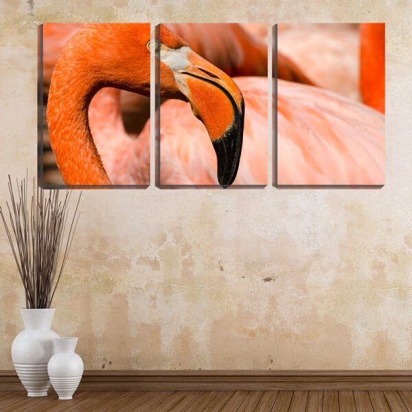 Quadro Decorativo 30x66 bico de flamingo - 2