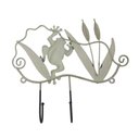 Ver imagem 4 de Gancho Ferro Enfeite Sapo Kit 4 Uni Porta Chaves Chapeu Bone Decoraçao Parede Pendura Casa Quarto