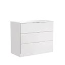 Ver imagem 2 de Cômoda 3 Gavetas 109cm Hera CabeCasa MadeiraOriginals Branco Algodão