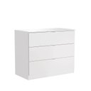 Ver imagem 2 de Cômoda Planejada 3 Gavetas 109cm Hera CabeCasa MadeiraOriginals Branco Algodão