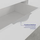 Ver imagem 6 de Cômoda Planejada 3 Gavetas 109cm Hera CabeCasa MadeiraOriginals Branco Algodão