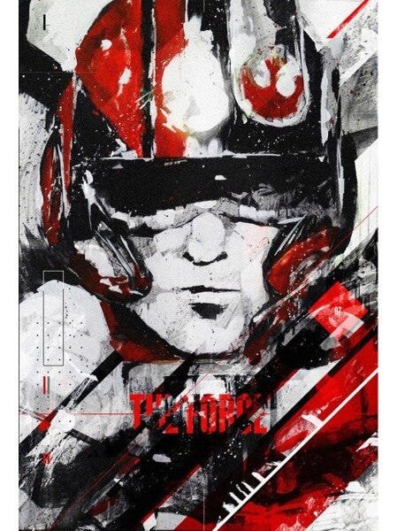 Placa Decorativa Poster 60x40 Filmes Series Star Wars 49 - 1