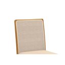 Ver imagem 4 de Cadeira de Cozinha Lara 2cmm009ca Premium Madeira Maciça Kit 2 Un Carvalho/boucle Bege/tela Bege -