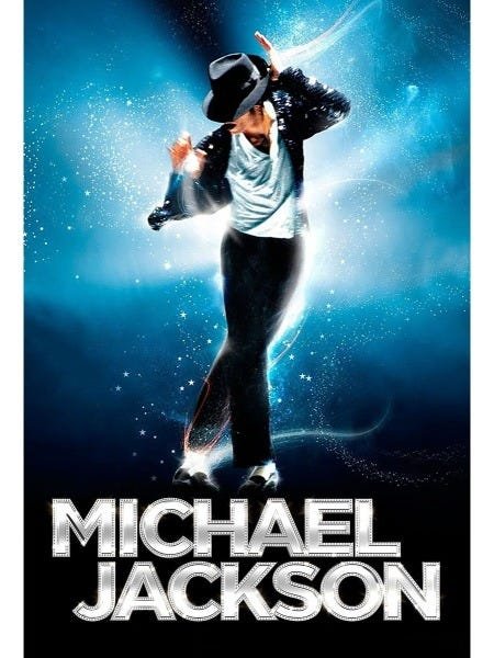 Placa Decorativa Poster 60x40 Rock Pop Michael Jackson