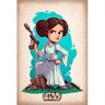 Placa Decorativa Poster 60x40 Filmes Series Star Wars 36 - 1