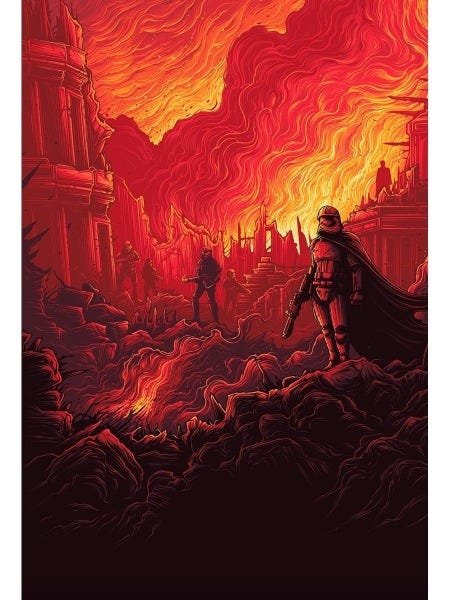 Placa Decorativa Poster 60x40 Filmes Series Star Wars 34 - 1