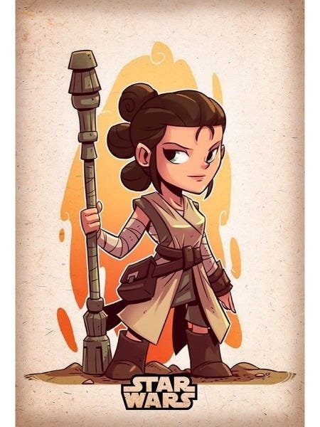 Placa Decorativa Poster 60x40 Filmes Series Star Wars 32 - 1
