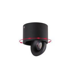 Spot LED Sobrepor Skel 24° 7W 3000K Preto Nordecor 6317 - 3