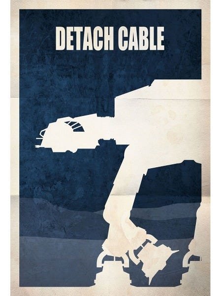 Placa Decorativa Poster 60x40 Geek Series Star Wars 75 - 1