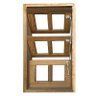Janela de Madeira Vitro Capelinha Basculante Reto de Itaúba Batentes 10 Cm-0.40(l)x1.40(a) - 2
