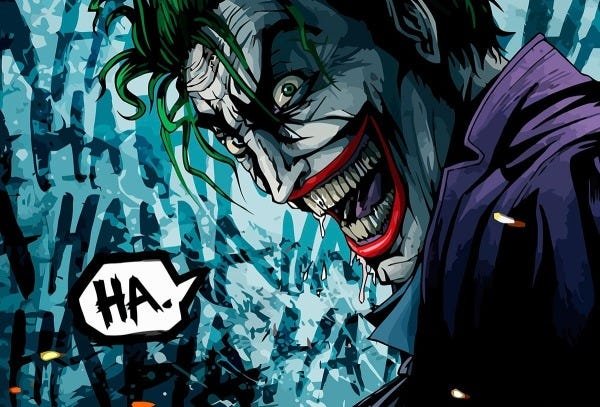 Placa Decorativa Poster Geek 60x40 Filme Series Coringa Joker - 1