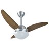 Ventilador de Teto Extra 1022 220v Escovado C/ Tabaco - 1