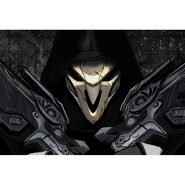 Placa Decorativa Quadro Geek Overwatch Gamer (h251) - 1