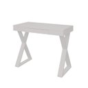 Ver imagem 3 de Escrivaninha Mesa Escritório Moderna 1 Gaveta Pés Angulares