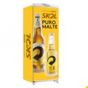 Ver imagem 1 de Adesivo Geladeira Total cerveja Skol Garrafa M2- 150x60cm