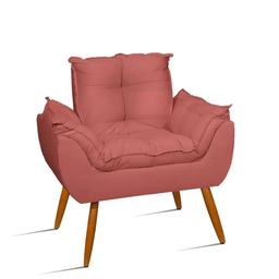 KIT Namoradeira Opala + 2 Poltronas para Sala Rosa - 2