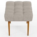 Ver imagem 7 de Kit 02 Puffs Decorativo Para Sala De Estar Requinte L02 Linho Bege - Lyam Decor