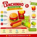 Ver imagem 3 de Kit Lanchinho Infantil Fast Food Brinquedo Faz de Conta Hamburguer Batata Pipoca Suco Tortinha