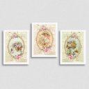 Ver imagem 2 de Kit 3 Quadros Decorativos Retrô Jardinagem 45x34cm - com vidro:Madeira preta