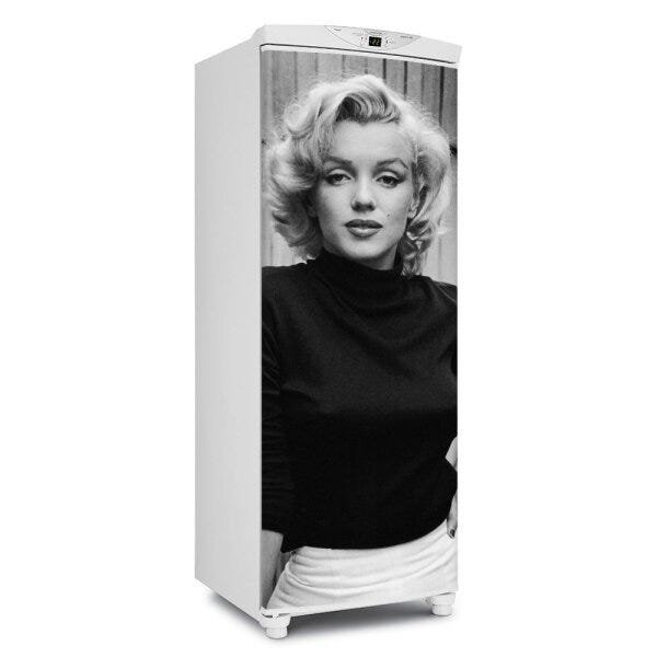 Adesivo decorativo Para Geladeira Porta (1 pç) Marilyn Monroe - 1,50x0,60cm - 1