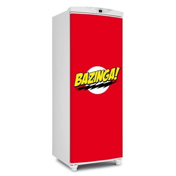 Adesivo decorativo Para Geladeira Porta (1 pç) Big Ben Bazinga - 1,50x0,60cm - 1