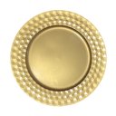 Ver imagem 1 de Sousplat Dourado Prato Mesa Posta Jogo Americano Jantar Sala