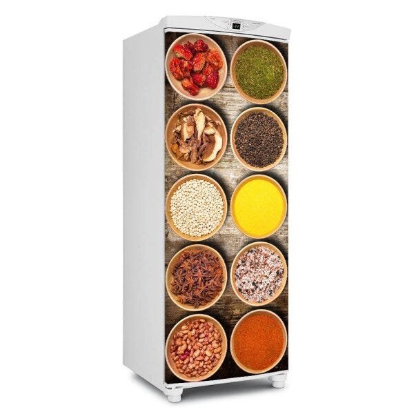 Adesivo decorativo Para Geladeira Porta (1 pç) Cozinha No Campo - 1,50x0,60cm - 1