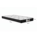 Ver imagem 2 de Colchão Solteiro Anti Alérgico D33 Liso Sleep 88x18cm Gold Branco/Preto