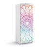 Adesivo decorativo Para Geladeira Porta (1 pç) Flor Colorida Desenho - 1,50x0,60cm - 1