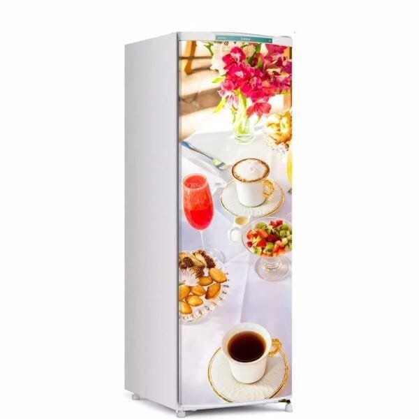 Adesivo decorativo Para Geladeira Porta (1 pç) Chá Da Tarde - 1,50x0,60cm - 1