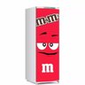 Adesivo decorativo Para Geladeira Porta (1 pç) Chocolate M&M Verm. - 1,50x0,60cm - 1