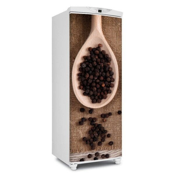 Adesivo decorativo Para Geladeira Porta (1 pç) Pimenta Do Reino - 1,50x0,60cm - 1