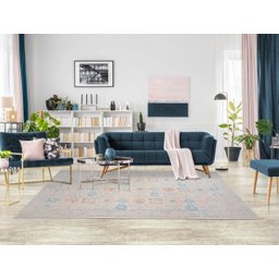 Tapete para Sala Vintage Reload 1,40X2,00m Bege Printed - 1