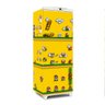 Adesivo decorativo De Geladeira Total (3 pçs) Super Mario Vídeo Game - 1,50x0,60cm - 1