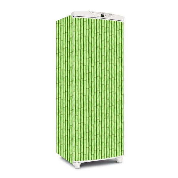 Adesivo decorativo Para Geladeira Total (3 pçs) Bamboo Verde Pequeno - 1,50x0,60cm - 1