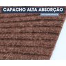 Tapete Passadeira Capacho Alta Absorção Antider 0,60x5,00 Marrom - 7