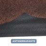 Tapete Passadeira Capacho Alta Absorção Antider 0,60x5,00 Marrom - 9