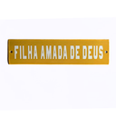Ver imagem 2 de Placa Decorativa Esmaltada - Filha Amada de Deus - Casa Toco