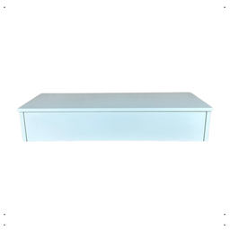 Penteadeira Mesa de Cabeceira Suspensa Escrivaninha Camarim 1 Gaveta 80x15x40cm - 1