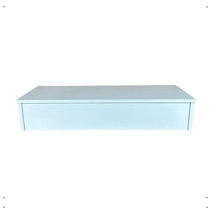 Penteadeira Mesa de Cabeceira Suspensa Escrivaninha Camarim 1 Gaveta 80x15x40cm