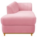 Ver mais imagens de Kit Diva Recamier Vanessa 185cm Lado Esquerdo e 01 Poltrona Laura Suede Adj Decor Rosa Bebê