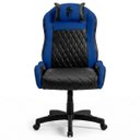 Ver imagem 2 de Cadeira Gamer Speed Ergonômica Reclinável Giratória Escritório Home Office:Preto e Azul