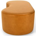 Ver mais imagens de Kit Puff Redondo Lola e Puff Recamier Orgânico Orbit W01 Couríssimo Whisky - Lyam Decor