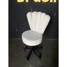 Cadeira Mocho Pétala Regulagem de Altura Veludo Bege - In9 Decor - 4