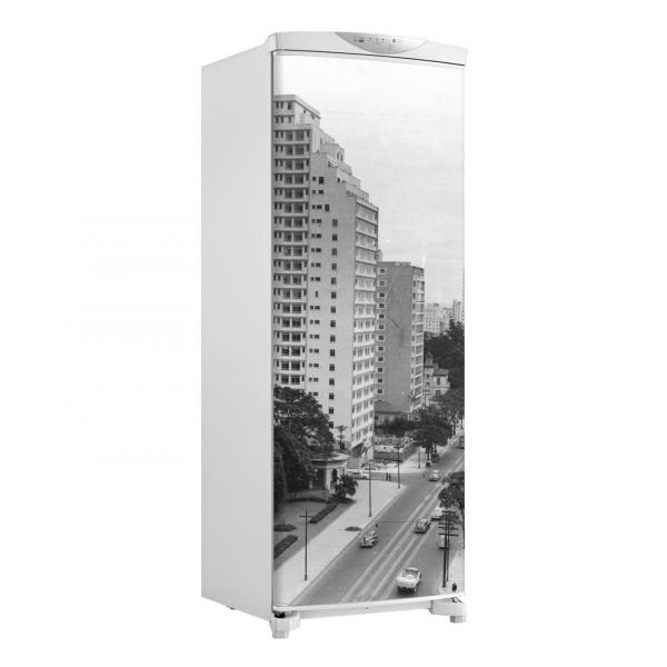 Adesivo decorativo Para Geladeira Porta (1 pç) Fotos Antigas Mod4 - 1,50x0,60cm - 1