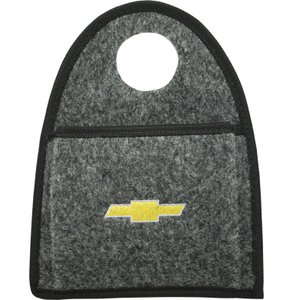 Lixeira Lixinho Automotiva Carro Carpete Logo Bordado para Câmbio Grafite