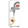 Adesivo decorativo Para Geladeira Porta (1 pç) Cerveja Stella Artois Chopp - 1,50x0,60cm - 1