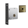 Fechadura Porta Stam 1004 Roseta Quadrada 1 Tetra Externa Antique - 1