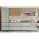 Ver imagem 1 de Cozinha Modulada Completa Rainha Gourmet 7 Peças 33 Aéreos + 3 Balcões + 1 Paneleiro C6p38 Nature